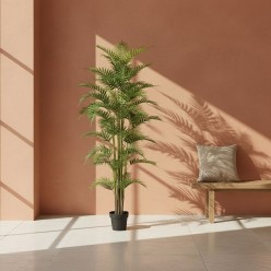 Palma Areca Artificiale H180 cm | Pianta Tropicale Realistica | Enzo de Gasperi (EDG)