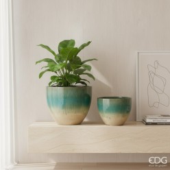 Set 2 Vasi Glaze Sfumati H28+H23 | Ceramica Enzo de Gasperi (EDG)