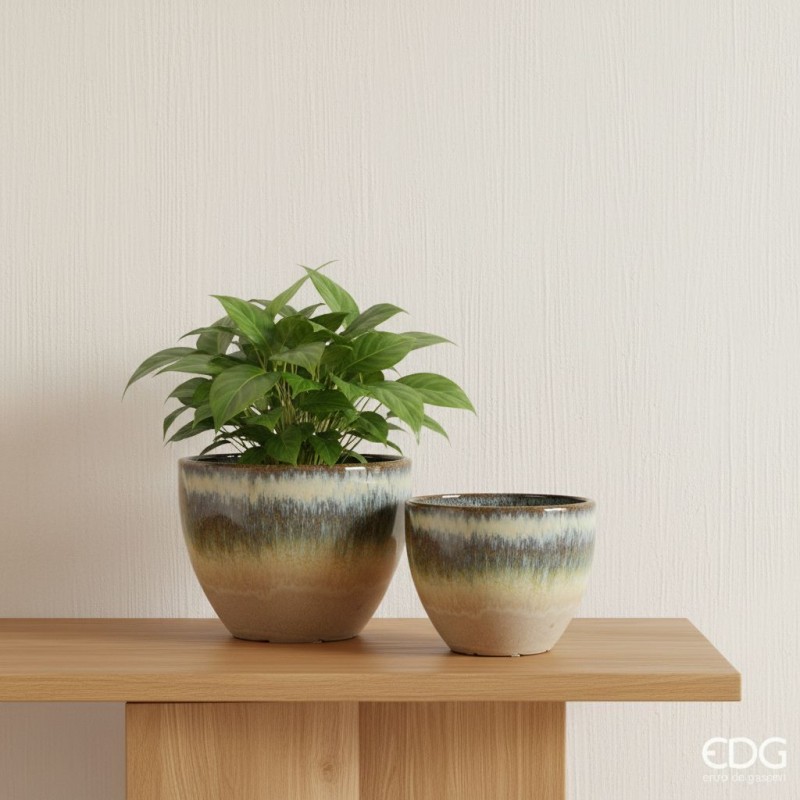 Set 2 Vasi Glaze Sfumati H28+H23 | Ceramica Enzo de Gasperi (EDG) lmh Set 2 Vasi Glaze Sfumati H28+H23 | Ceramica Enzo de Gasperi (EDG) lmh