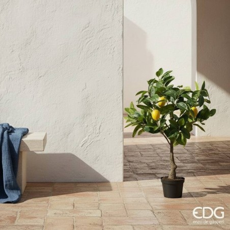 Albero di Limoni Artificiale H70 cm | Pianta Agrumi Mediterranea EDG