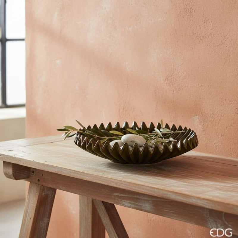 dettaglio texture raggiera verde edg
