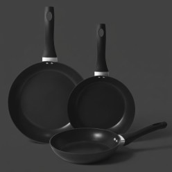 Padella Antiaderente K-Black Eco-Tech | Per Tutti i Piani Cottura