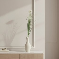 Ramo di Festuca Tarassaco Artificiale H100 cm | Stelo di Design Minimalista