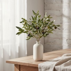 ramo ulivo artificiale mazzo h41 dettaglio olive