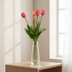 Tulipani decorativi colorati – Mazzo di fiori lunghi | EDG x Lemoire Home