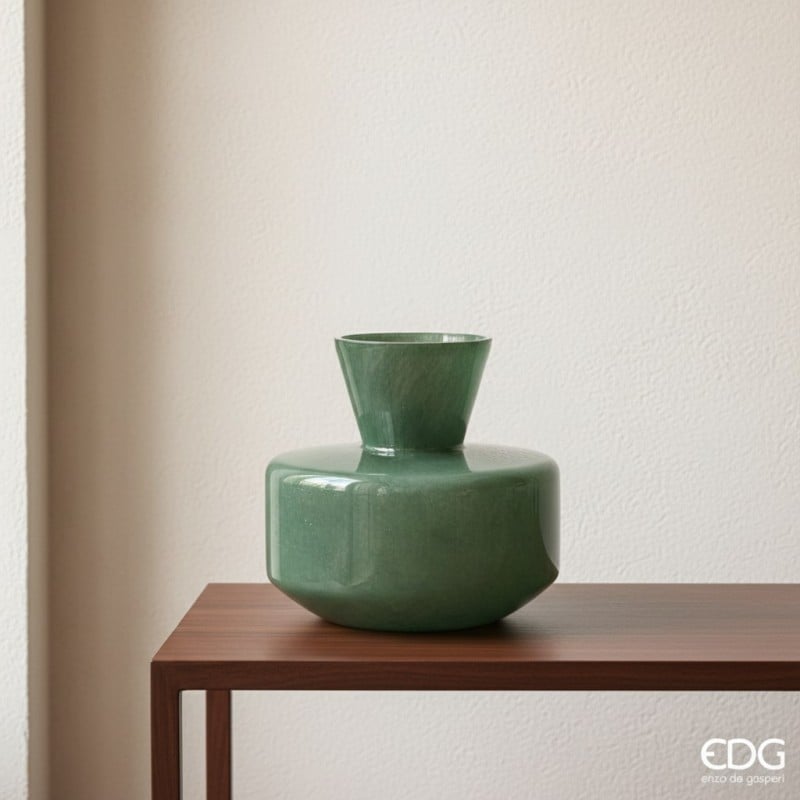 Vaso per Fiori in Ceramica di Design | verde