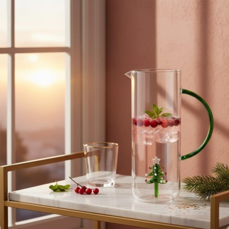 Caraffa Albero di Natale in Vetro Fantin Argenti 1,2 Lt | Brocca LMH