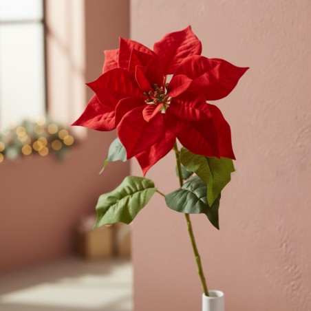 Ramo Stella di Natale Artificiale H70 cm | Stelo decorativo Enzo De Gasperi
