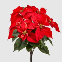 Stella di Natale a Cespuglio | Mazzo Artificiale Realistico EDG