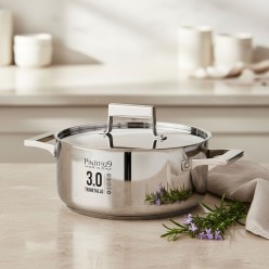 Casseruola Mezza Fonda 2 Manici Pinti1929 Serie 3.0: Il Trimetallo Made in Italy