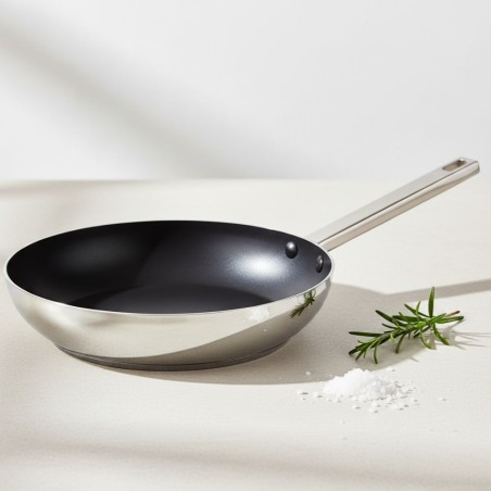 Padella Antiaderente Ø 28 cm Pinti1929 Serie 3.0: Trimetallo e Praticità