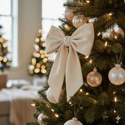 Fiocco Decorativo Grande in Velluto - Fatto a Mano fino a 50cm
