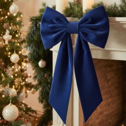 Fiocco Decorativo Grande in Velluto - Fatto a Mano fino a 50cm