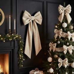 Fiocco Decorativo Grande in Velluto - Fatto a Mano fino a 50cm