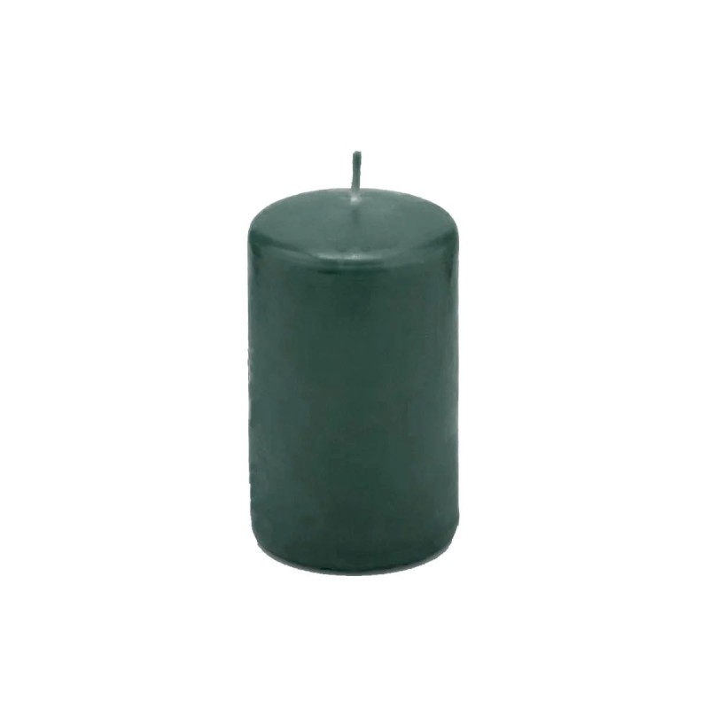 Candela Moccolo EDG H10 D5 cm | Candela Cilindrica VERDE EDG