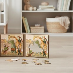 Puzzle Magnetico Arca di Noè | Gioco per Bambini Montessori