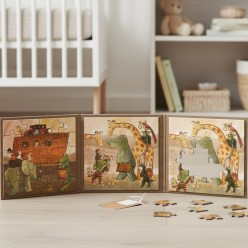 Puzzle Magnetico Arca di Noè | Gioco per Bambini Montessori