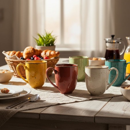 Mug "Cottage" Weissestal: L'Unicità del Fatto a Mano per la Tua Colazione