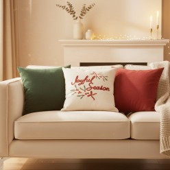 Cuscino Decorativo con Vischio 45x45 cm EDG Quadrato | Enzo de Gasperi