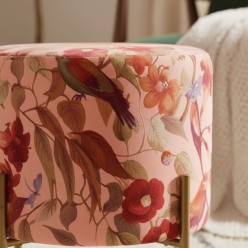 Pouf Rotondo "Jungle Bloom" - L'Accessorio Glamour