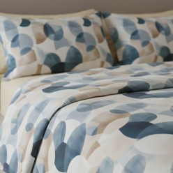 Completo letto con semicerchi sovrapposti linea Rea lemoire home LMH