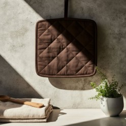 Presina marrone scuro in cotone – Collezione Dike