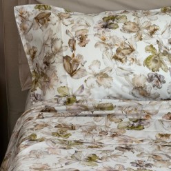 Lenzuola matrimoniali in raso di cotone made in Italy - collezione Iride