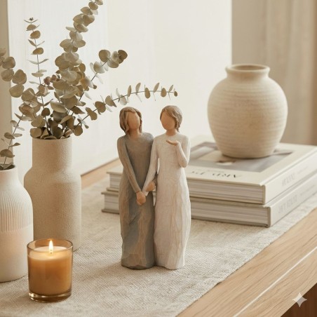 Willow Tree "My sister, my friend" – Statuina Sorellanza e Amicizia di Susan Lordi