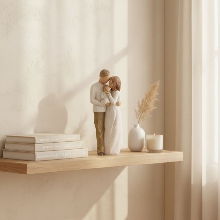 Willow Tree "Our Gift" – Statuina Famiglia e Nuovo Nato "Il nostro dono gioioso"