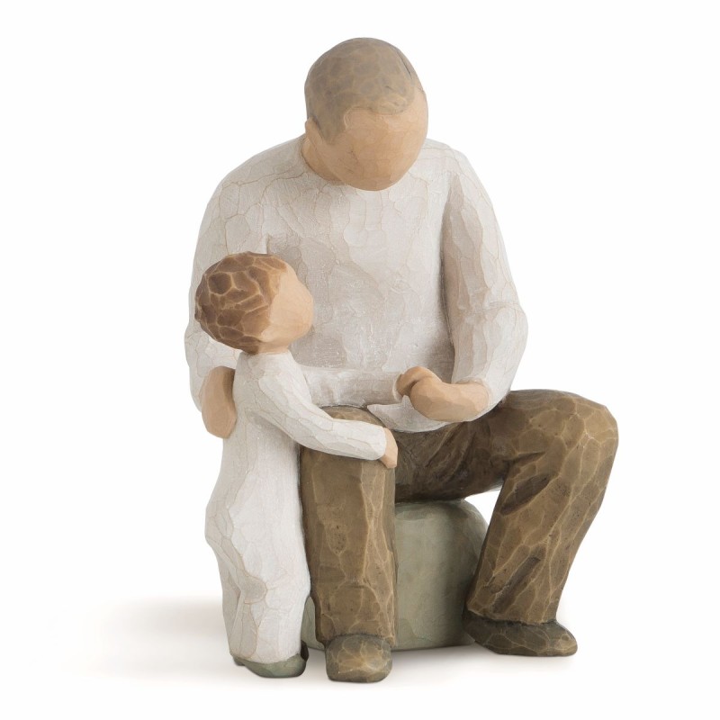Nonno e Nipote Statuina per "Un legame che unisce le generazioni" Willow Tree "Grandfather" lemoire home