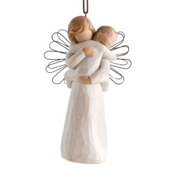 Willow Tree Angel's Embrace – Statuina Angelo con Bambino "Custodire ciò che è prezioso"