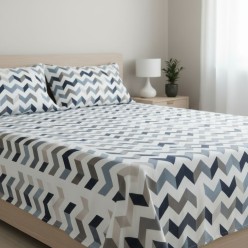 Biancheria da letto Filemone: copriletto in cotone dal design contemporaneo