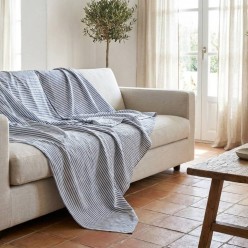 Copritutto per letto e divano linea Potamòi a righe