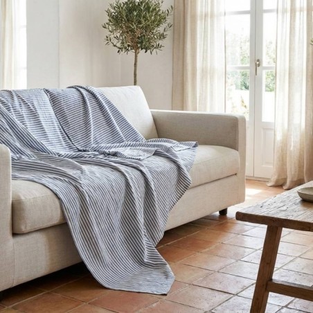 Copritutto per letto e divano linea Potamòi a righe