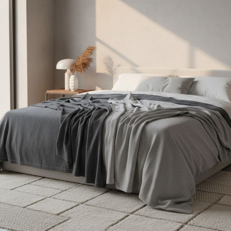 Copritutto in cotone a costine linea Febe