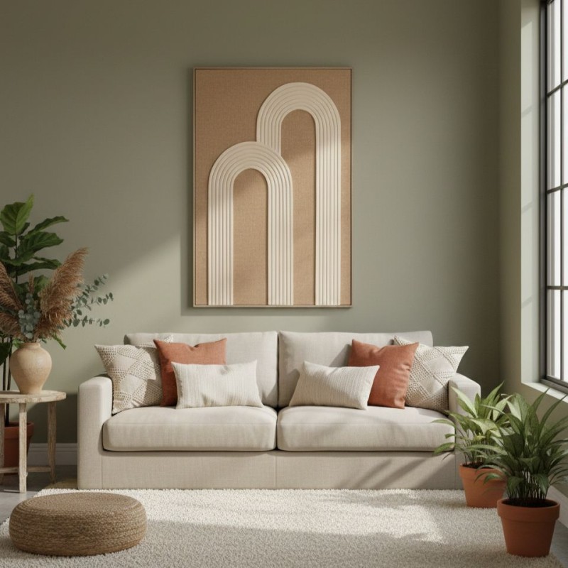 Quadro Geometrico "Minimal Arch" – Collezione Elegance Quadro Geometrico "Minimal Arch" – Collezione Elegance