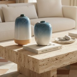 Vaso Scultoreo L'Oca Nera in Ceramica – Collezione Orizzonte Mediterraneo