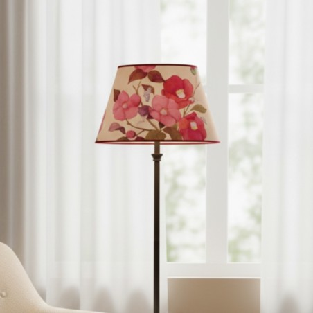 Lampada da Terra Scultorea L'Oca Nera – Base Antracite e Paralume Luxury Ø40