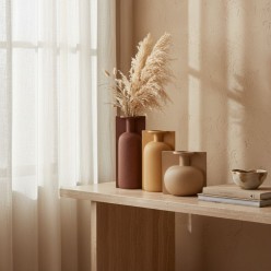 Vaso Scultoreo in Ceramica Terracotta L'Oca Nera – Collezione Orizzonti High