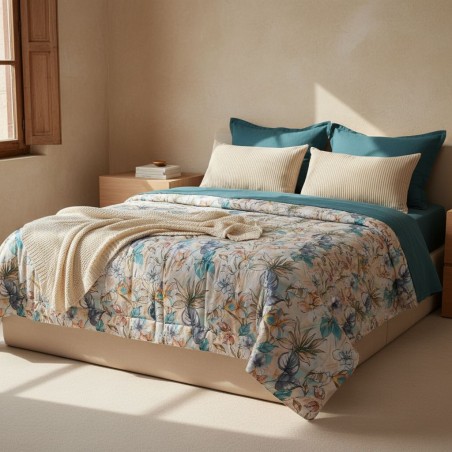 Biancheria da letto Maira: Trapuntino Floreale in Raso Cotone, Sogni di Primavera