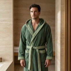 Collezione Nereidi Accappatoio in spugna 100% cotone