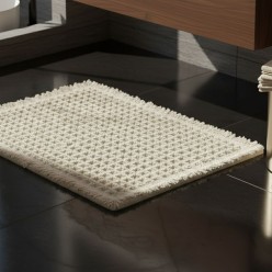 Tappeto da bagno in nido d'ape Made in Italy linea Talos