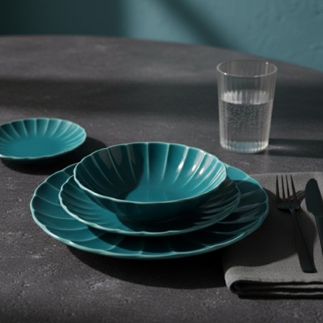 Servizio Piatti 18 Pezzi collezione Calipso – Ottanio: L’Abisso Seducente
