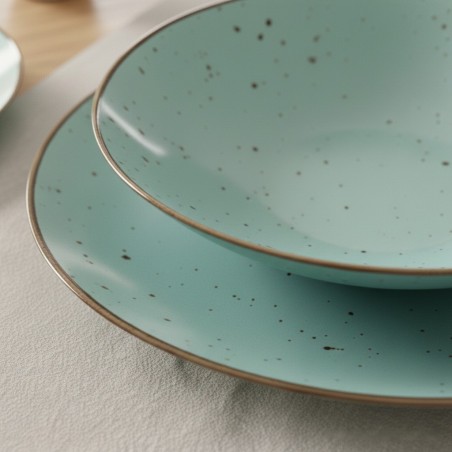 Servizio Piatti 18 Pezzi Weissestal Cottage Tiffany – Porcellana Artigianale per 6 Persone
