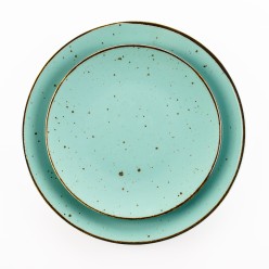 Servizio Piatti 18 Pezzi Weissestal Cottage Tiffany – Porcellana Artigianale per 6 Persone