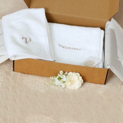 Set Asciugamani personalizzati da bagno con ricamo Atene