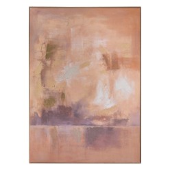 Quadro Astratto Materico Orizzonte Caldo e Illuminato (100x140 cm)