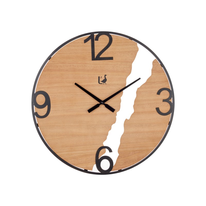 Orologio da Parete in Legno e Metallo – Collezione Luxury da 60cm Orologio da Parete in Legno e Metallo – Collezione Luxury da 60cm