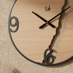Orologio da Parete in Legno e Metallo – Collezione Luxury da 60cm