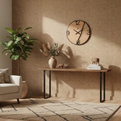 Orologio da Parete in Legno e Metallo – Collezione Luxury da 60cm